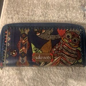 SAKROOTS VEGAN Full Zip Wallet